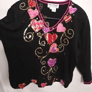 Vintage valentines sweater size XL by Jack b. Quick.